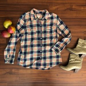 Classic Plaid Button Up